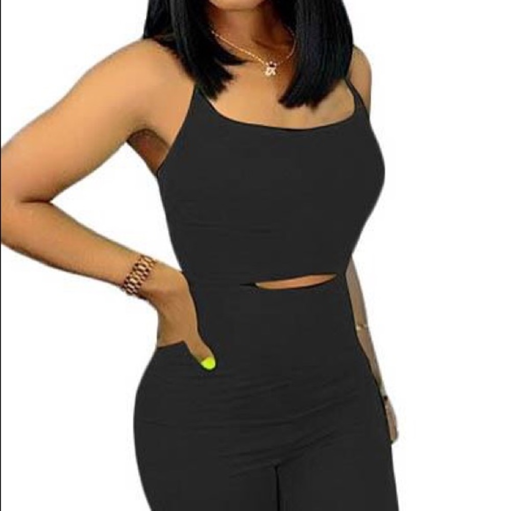 Black 1 piece biker shorts